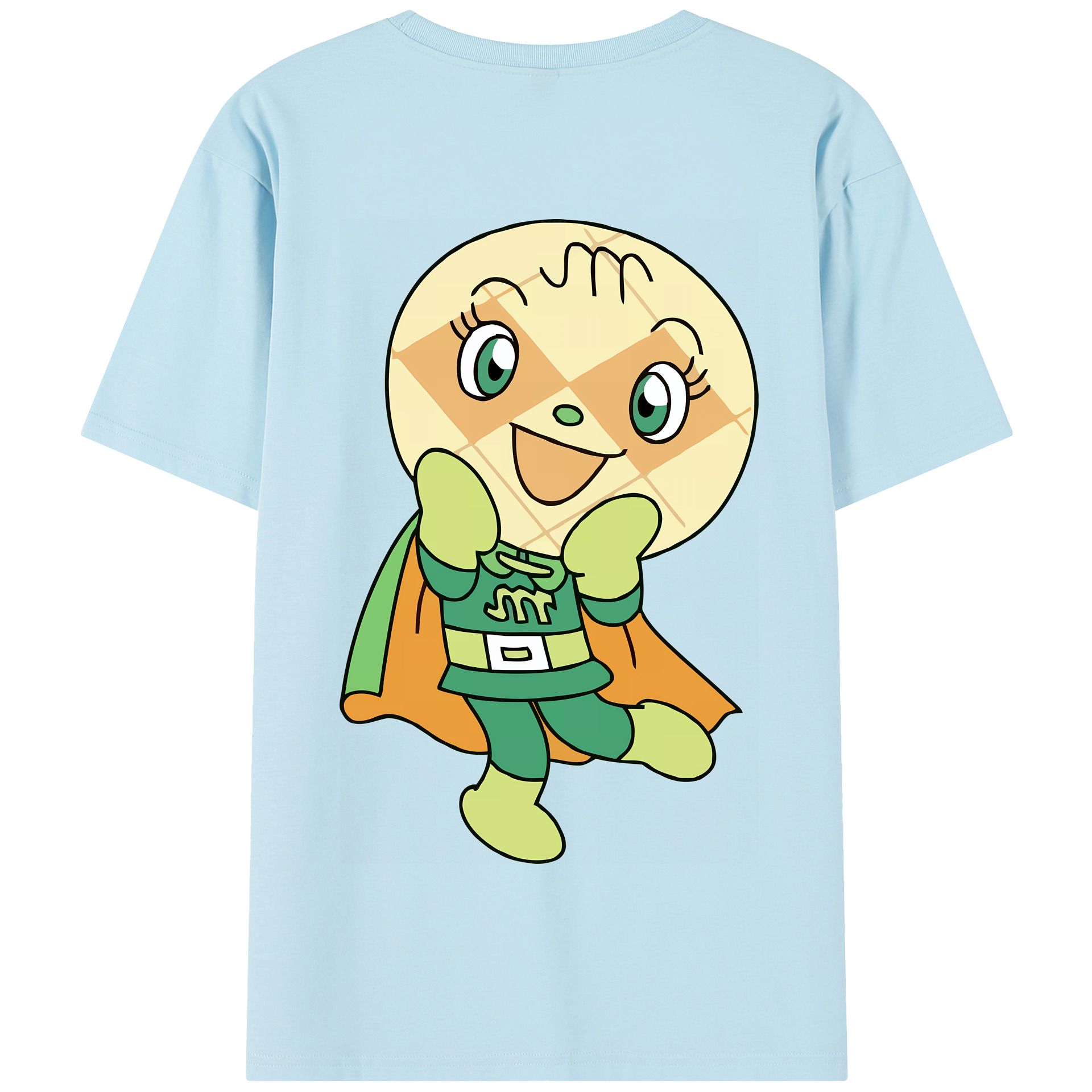 （画像用） アンパンマン Anpanman 綿100％半袖Tシャツ（背面プリント）